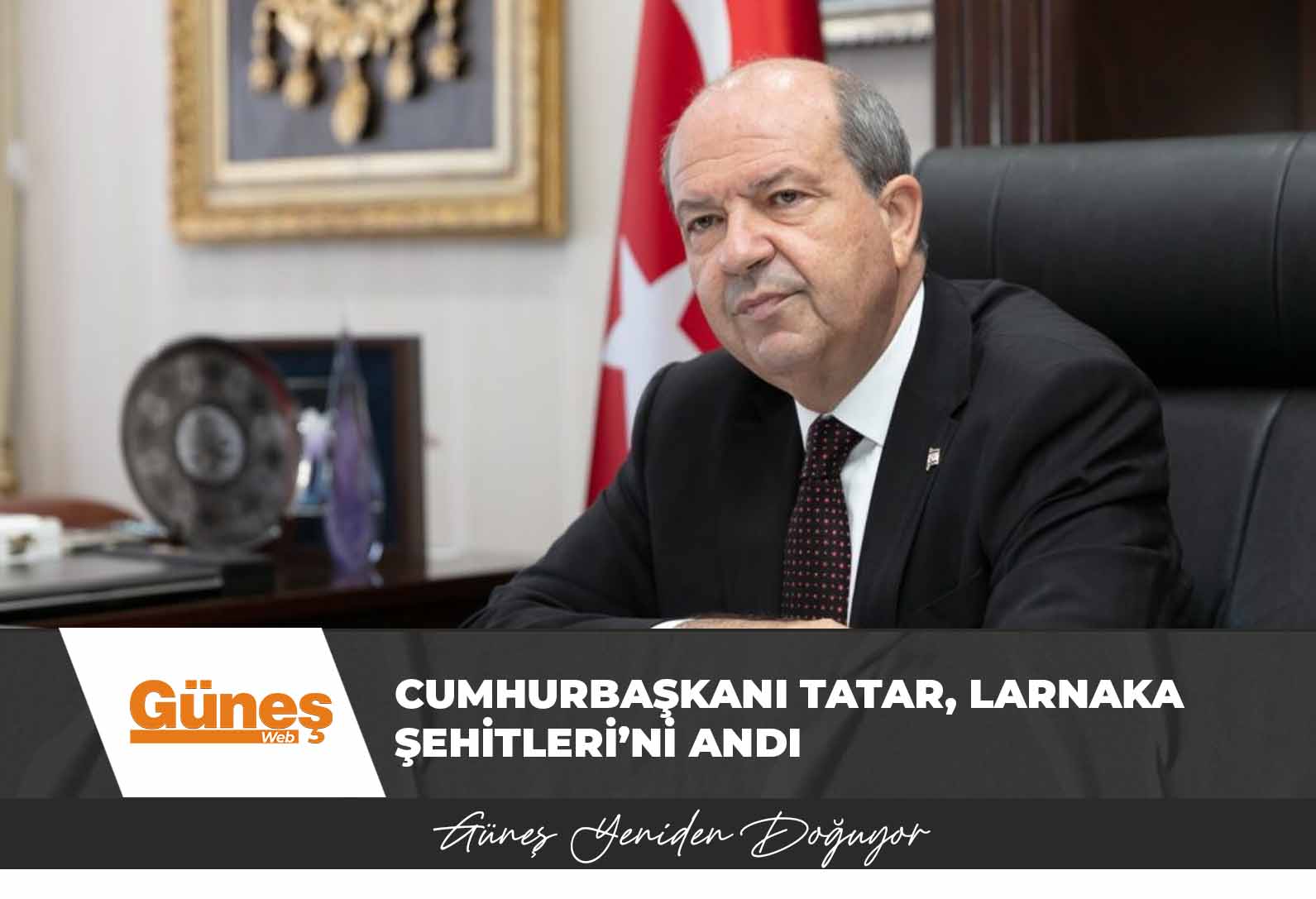 Cumhurbaşkanı Tatar, Larnaka Şehitleri’ni andı