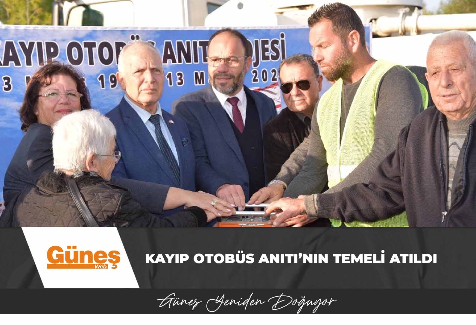 Kayıp Otobüs Anıtı’nın temeli atıldı