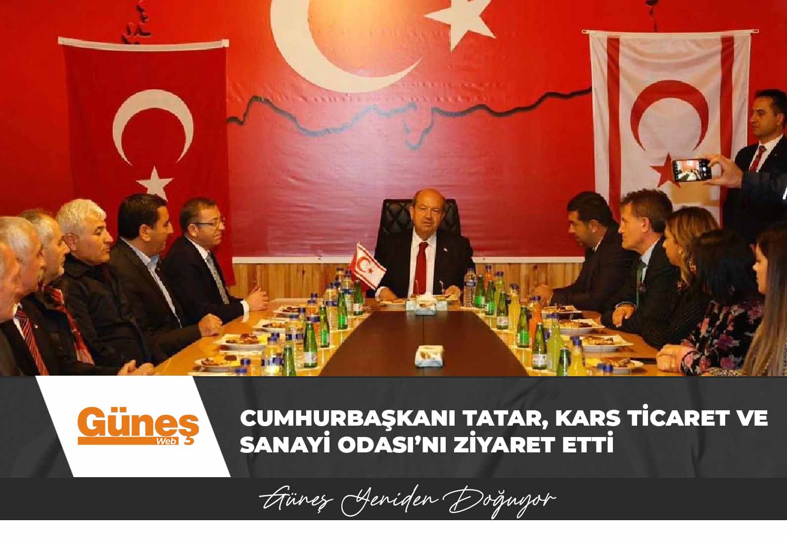 Cumhurbaşkanı Tatar, Kars Ticaret ve Sanayi Odası’nı ziyaret etti