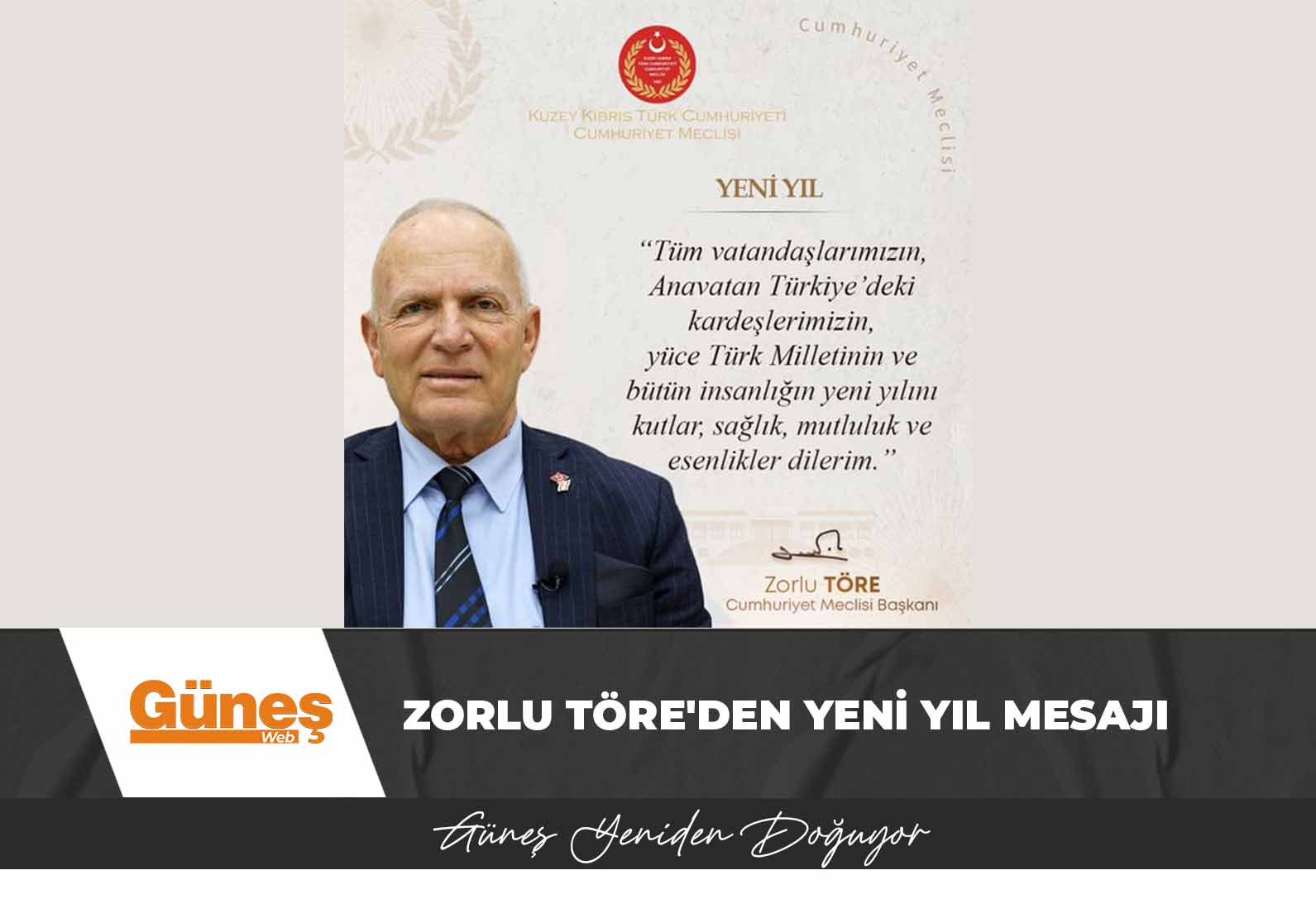 Zorlu Töre’den Yeni Yıl Mesajı