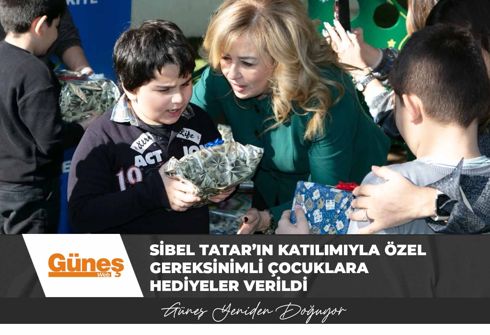 Sibel Tatar’ın katılımıyla özel gereksinimli çocuklara hediyeler verildi