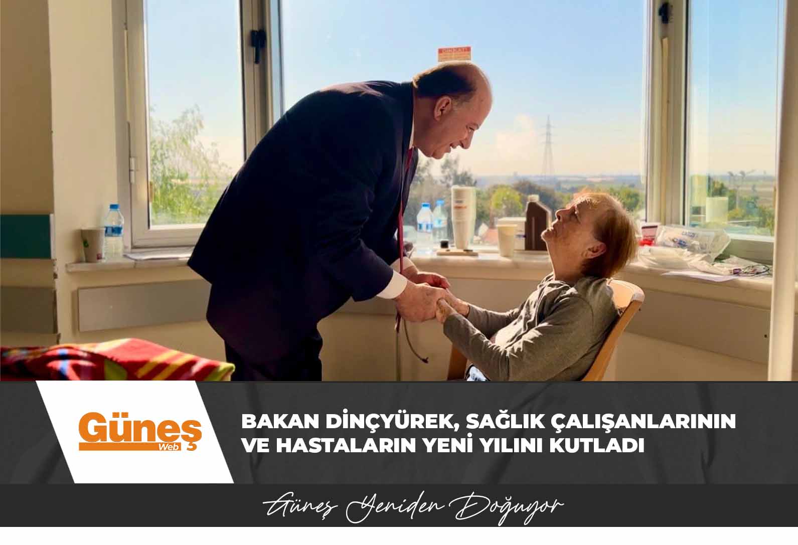 Bakan Dinçyürek, Sağlık Çalışanlarının ve Hastaların Yeni Yılını Kutladı