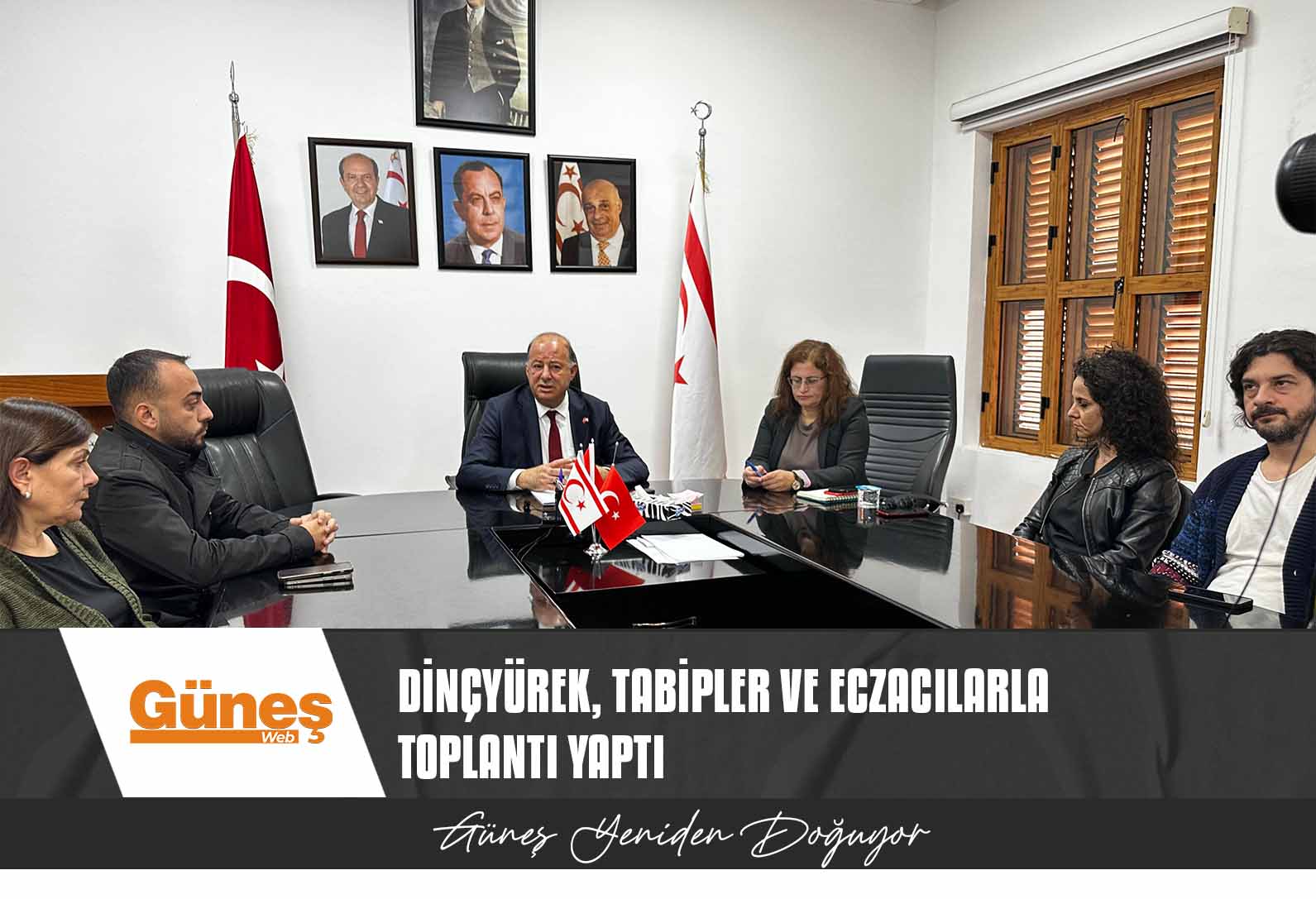 Dinçyürek, tabipler ve eczacılarla toplantı yaptı