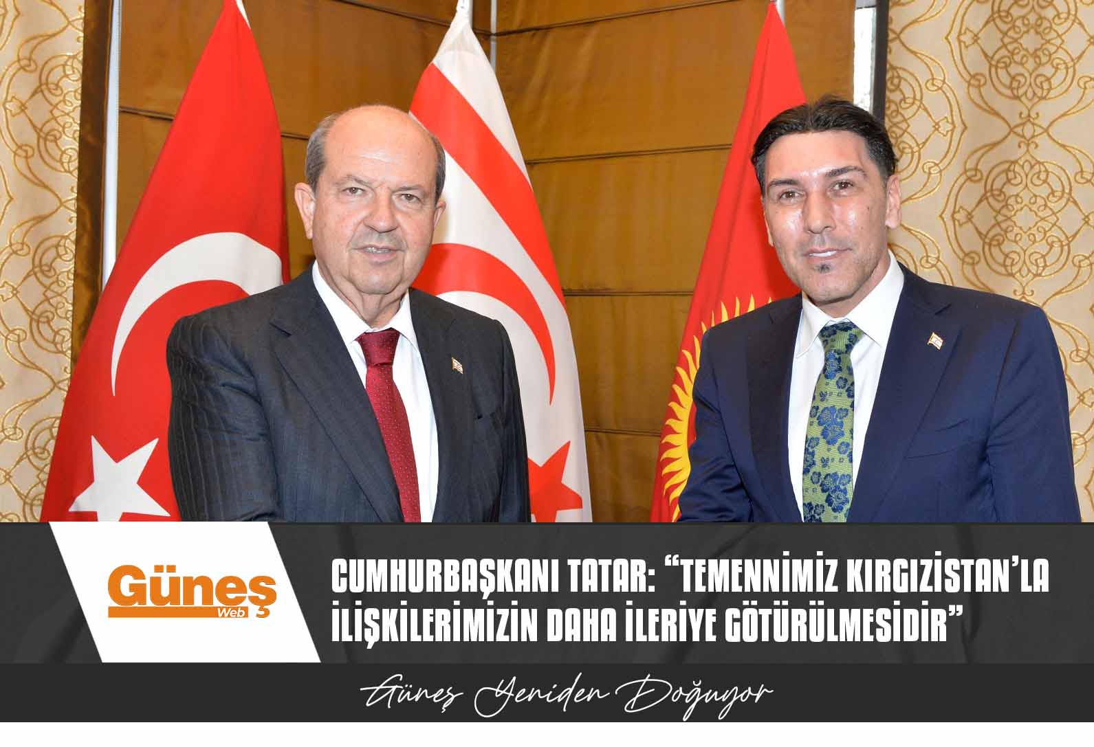 Cumhurbaşkanı Tatar: “Temennimiz Kırgızistan’la ilişkilerimizin daha ileriye götürülmesidir”