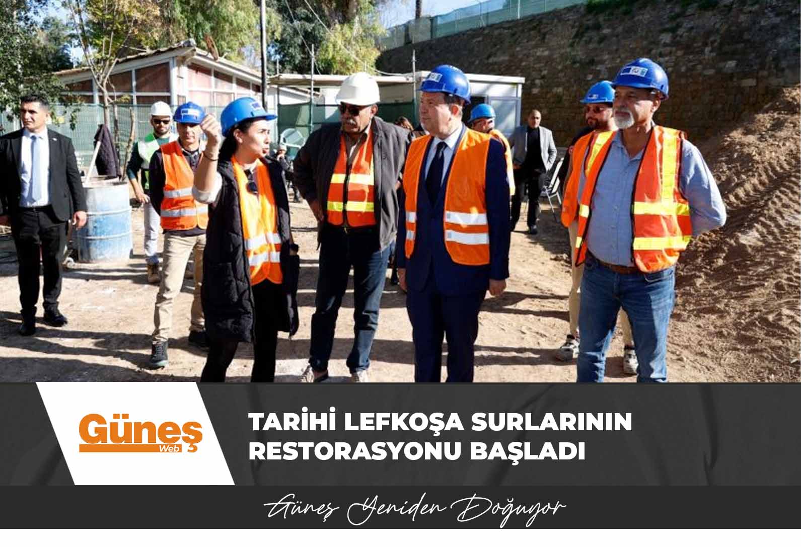Tarihi Lefkoşa surlarının restorasyonu başladı
