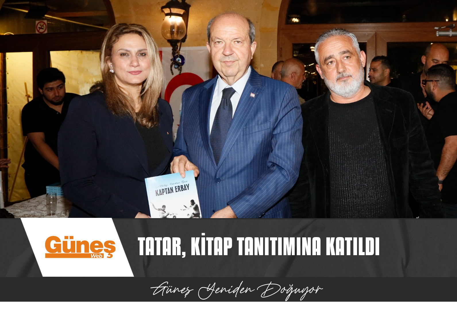 Cumhurbaşkanı Tatar, kitap tanıtımına katıldı