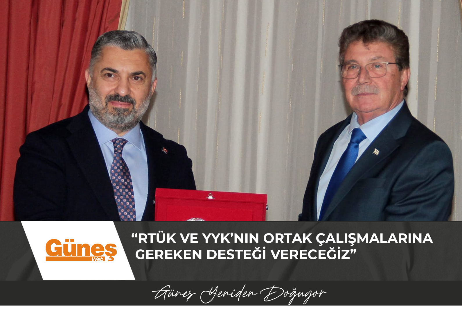 Başbakan Ünal Üstel, Rtük Başkanı Ebubekir Şahin Ve Beraberindeki Heyeti Kabul Etti