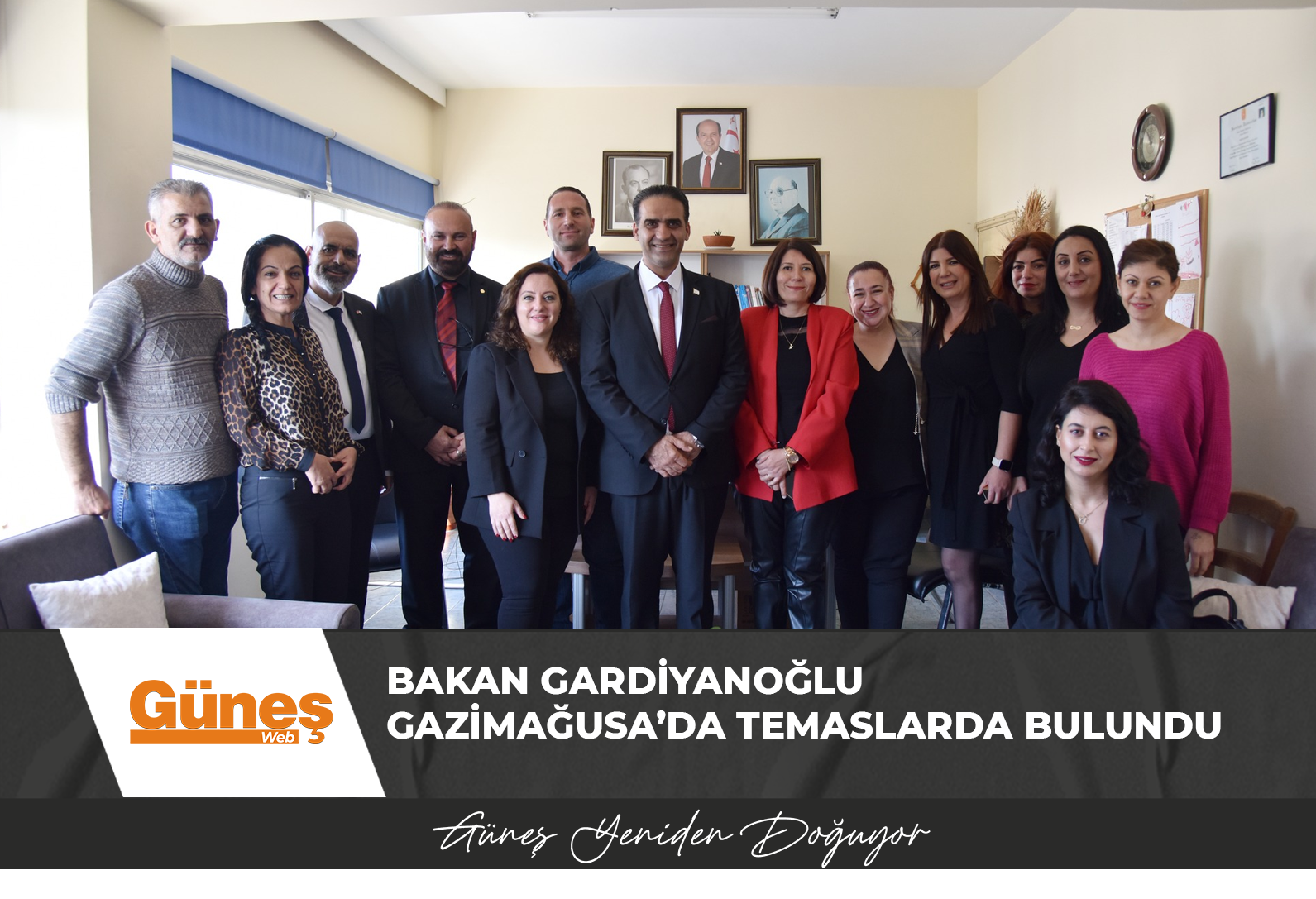 Bakan Gardiyanoğlu  Gazimağusa’da Temaslarda Bulundu