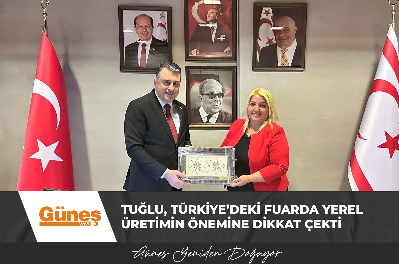 Tuğlu, Türkiye’deki fuarda yerel üretimin önemine dikkat çekti