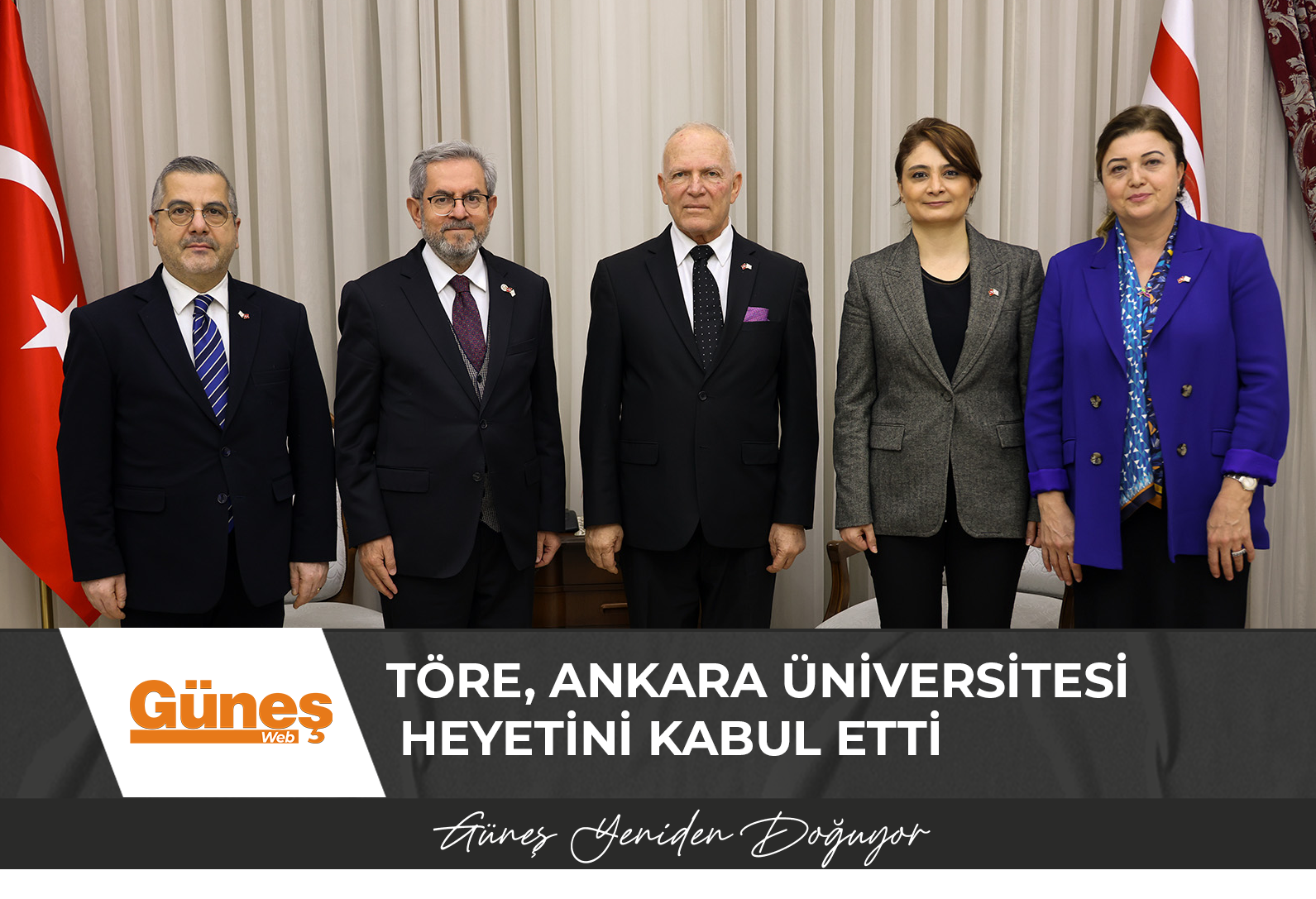 Meclis Başkanı Töre, Ankara Üniversitesi heyetini kabul etti