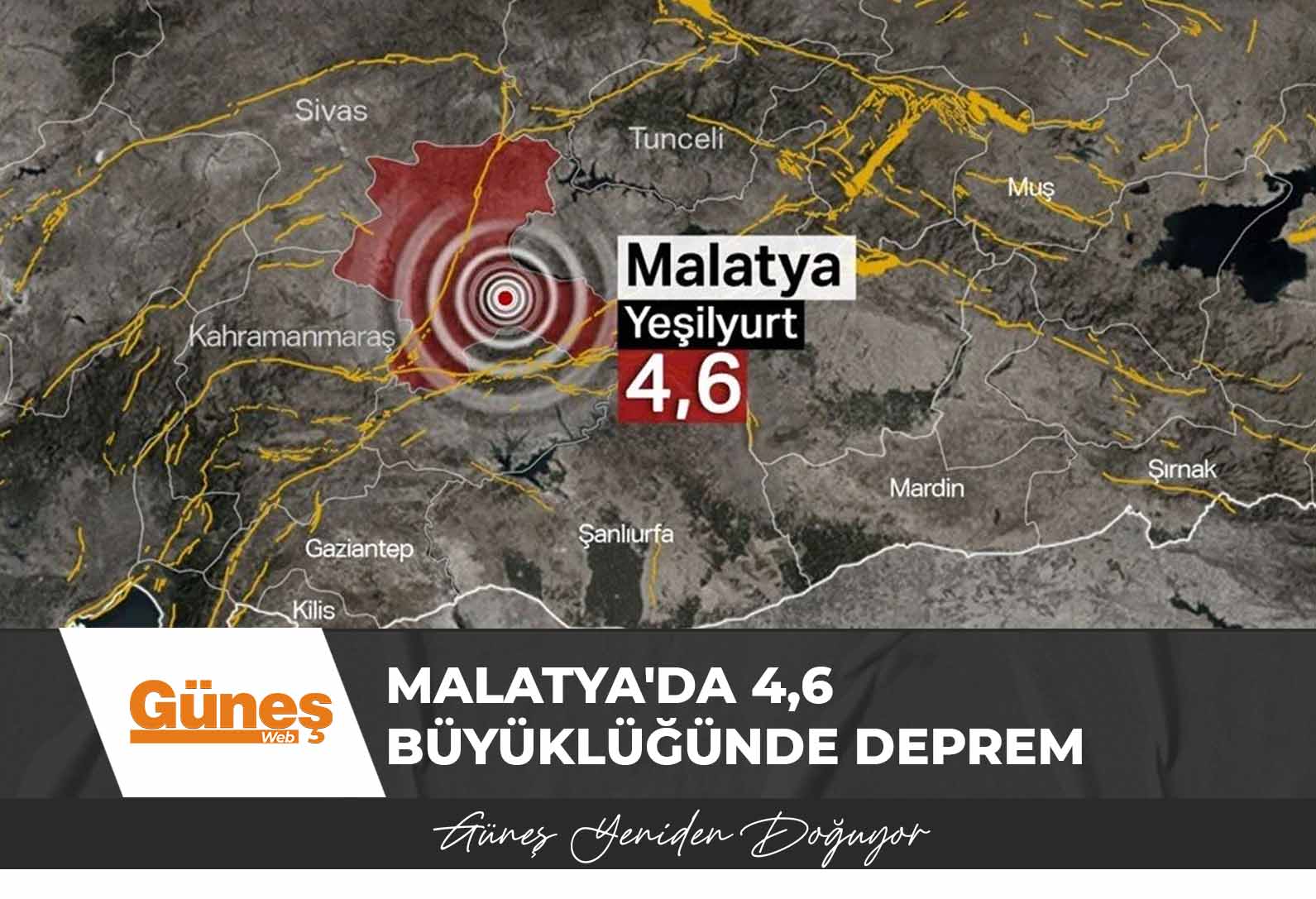 Malatya’da 4,6 büyüklüğünde deprem