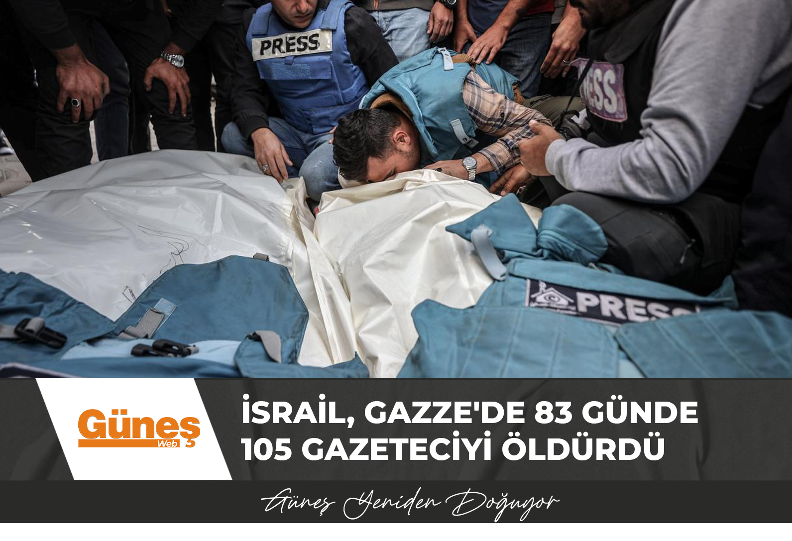 İsrail, Gazze’de 83 günde 105 gazeteciyi öldürdü