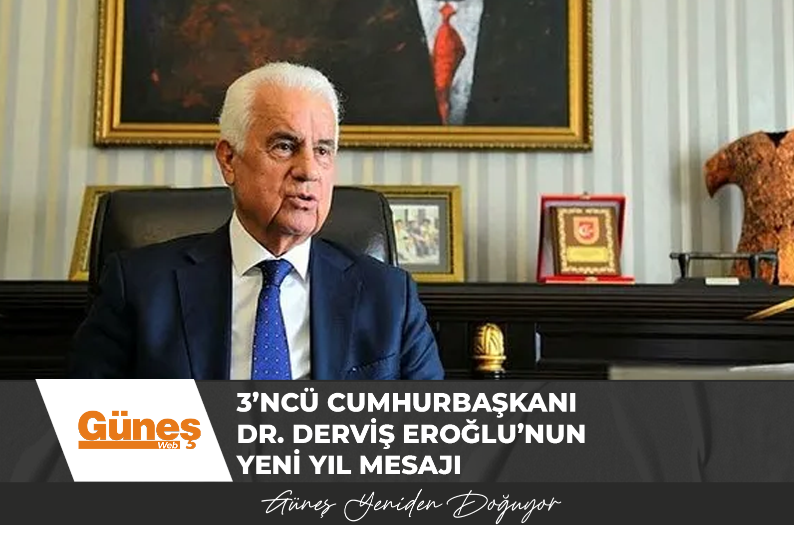 3’ncü Cumhurbaşkanı Dr. Derviş Eroğlu’nun Yeni Yıl Mesajı ( 2024)