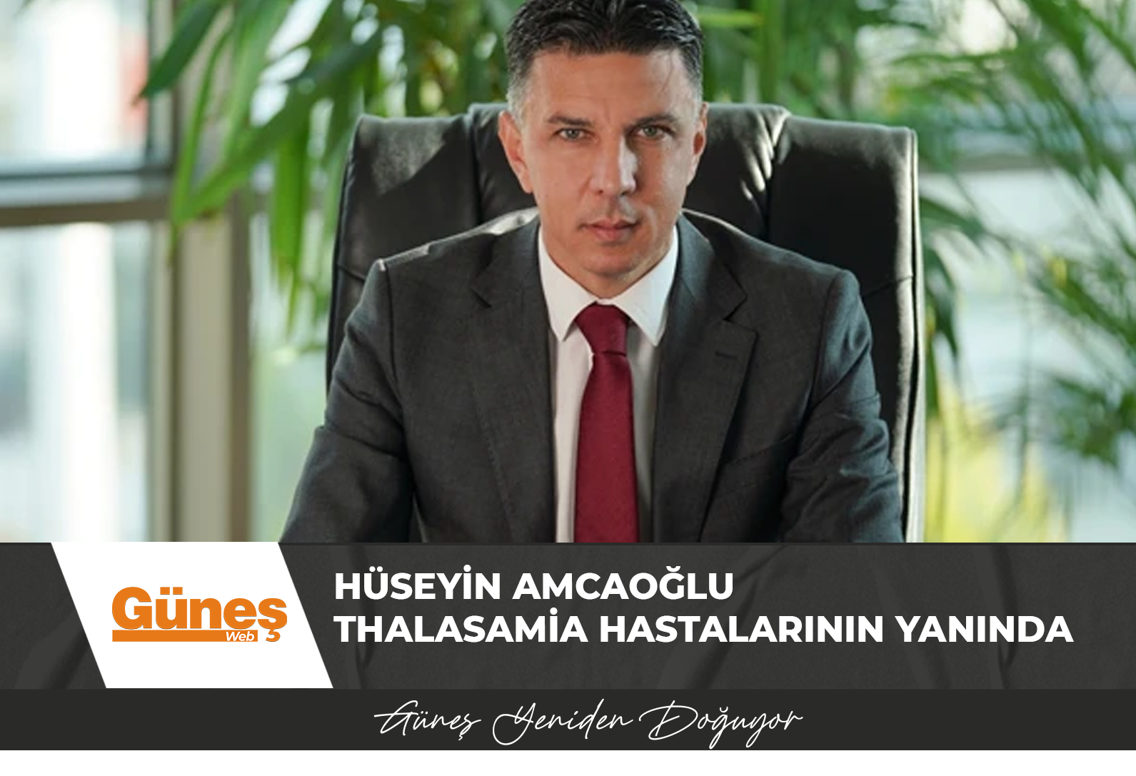 Hüseyin Amcaoğlu Thalasamia hastalarının yanında