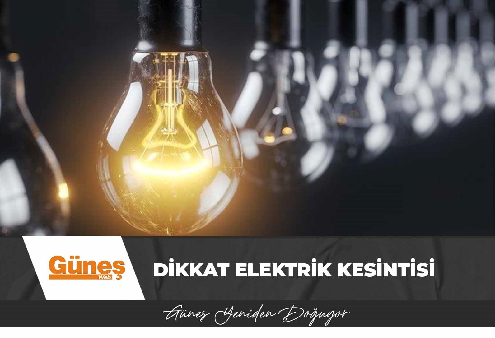 6 saatlik elektrik kesintisi!