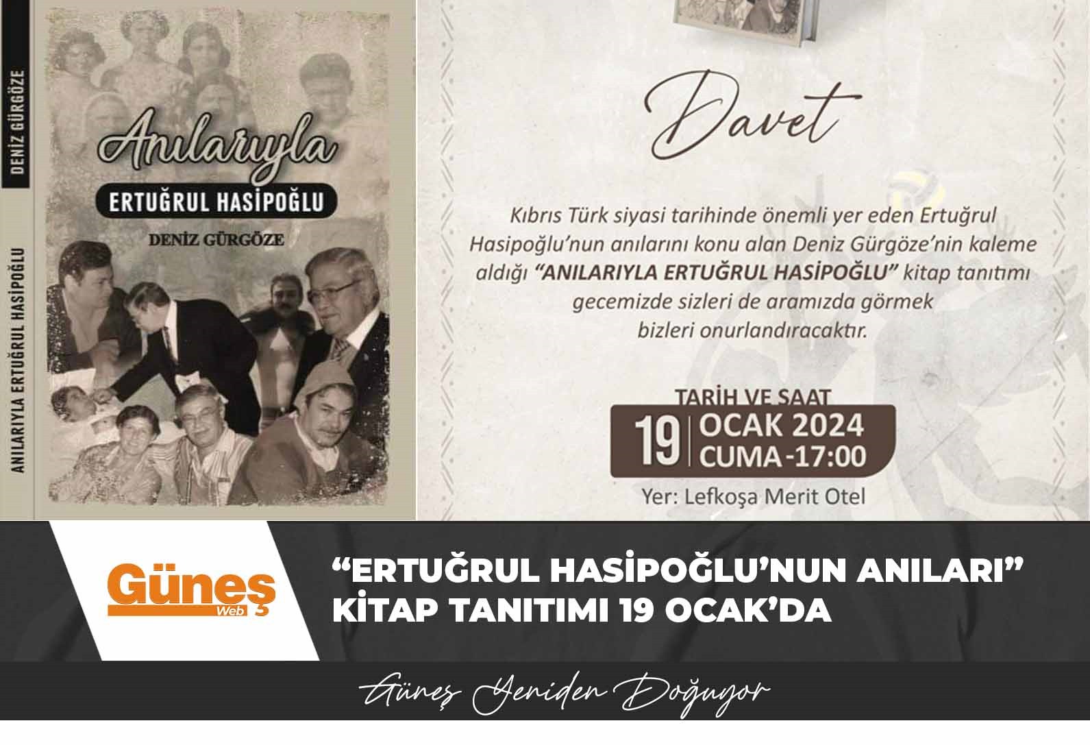“Ertuğrul Hasipoğlu’nun Anıları” Kitap Tanıtımı 19 Ocak’da