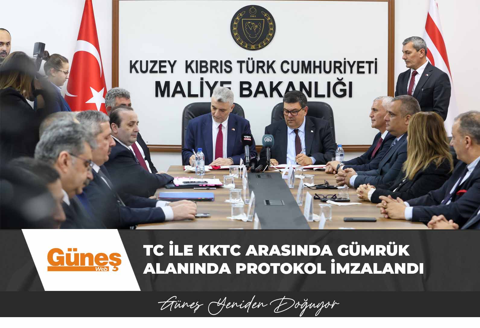 TC ile KKTC arasında gümrük alanında iş birliği yapılmasını öngören bir protokol imzalandı