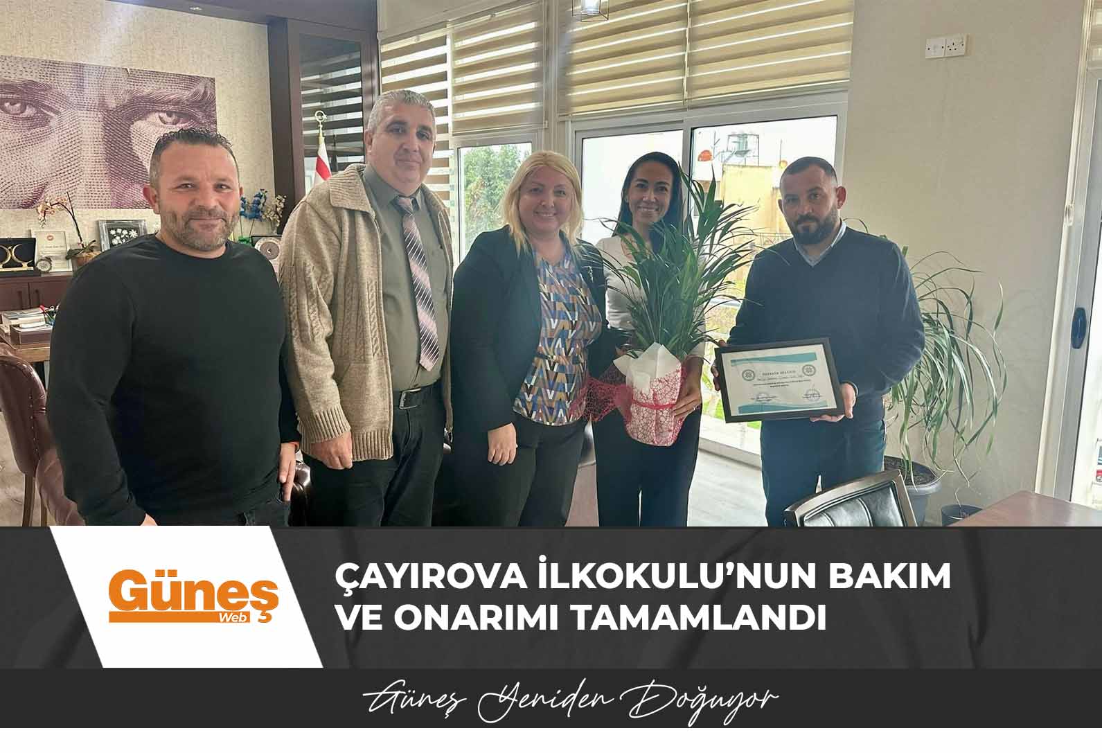 Çayırova İlkokulu’nun bakım ve onarımı tamamlandı