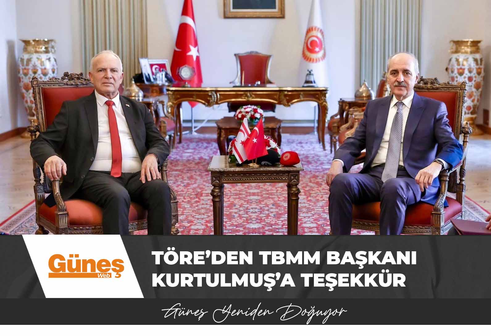 Meclisi Başkanı Töre’den, TBMM Başkanı Kurtulmaş’a teşekkür
