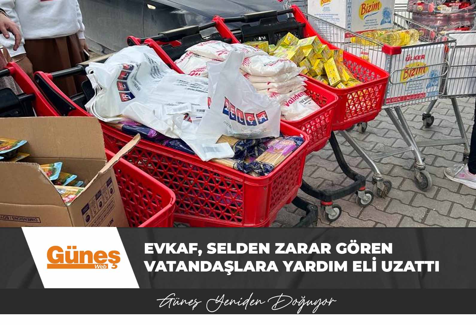 Evkaf, selden zarar gören vatandaşlara yardım eli uzattı