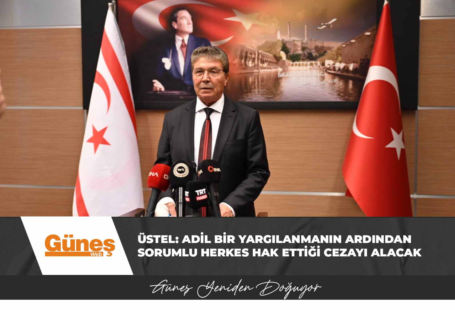 Üstel: Adil bir yargılanmanın ardından sorumlu herkes hak ettiği cezayı alacak