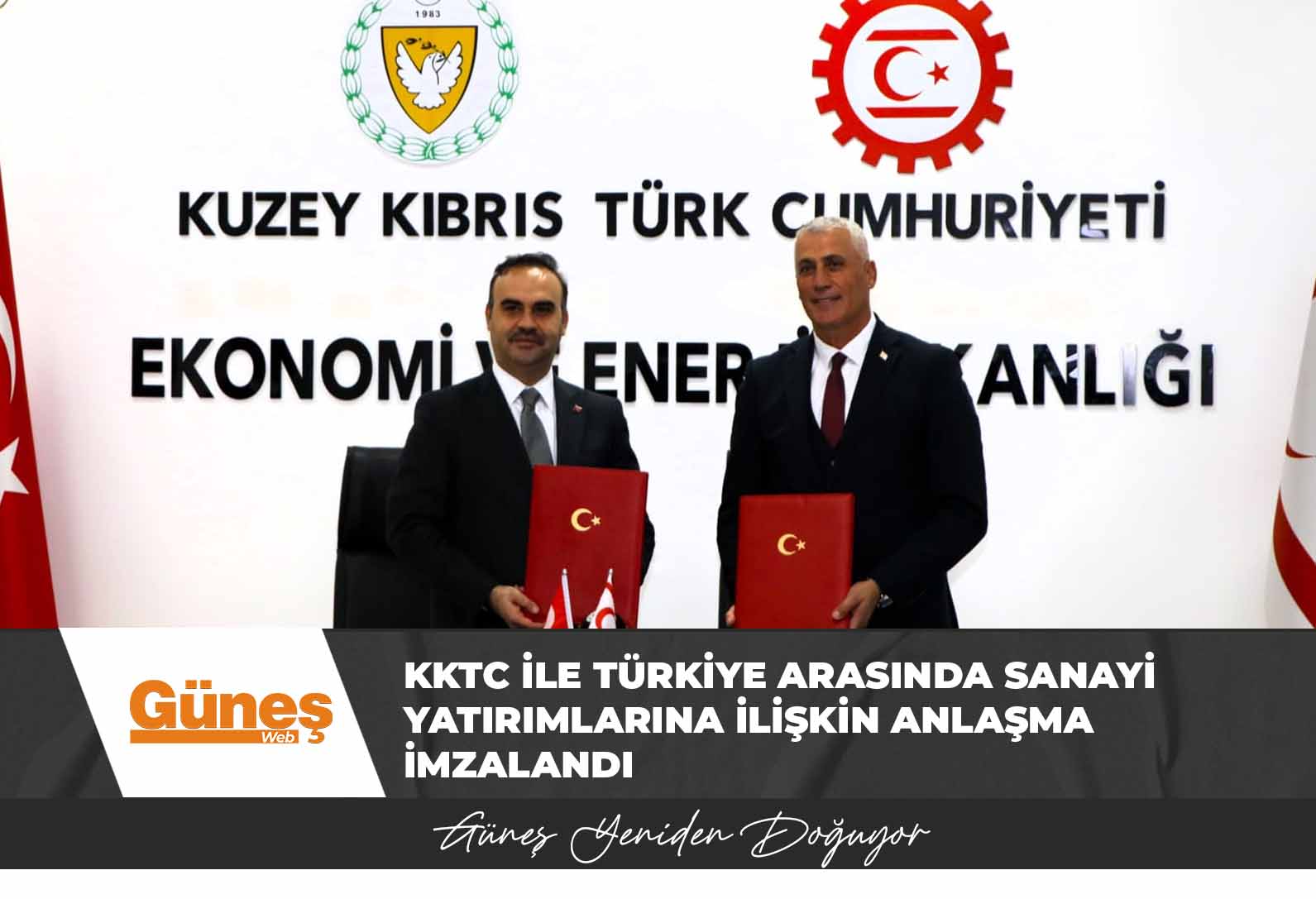 KKTC ile Türkiye arasında sanayi yatırımlarının kolaylaştırılmasına ilişkin anlaşma imzalandı