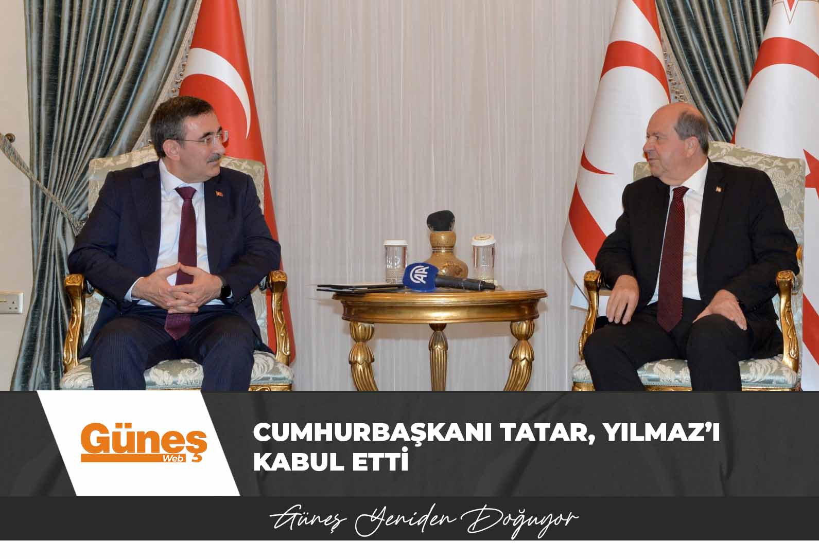 Cumhurbaşkanı Tatar, Yılmaz’ı kabul etti