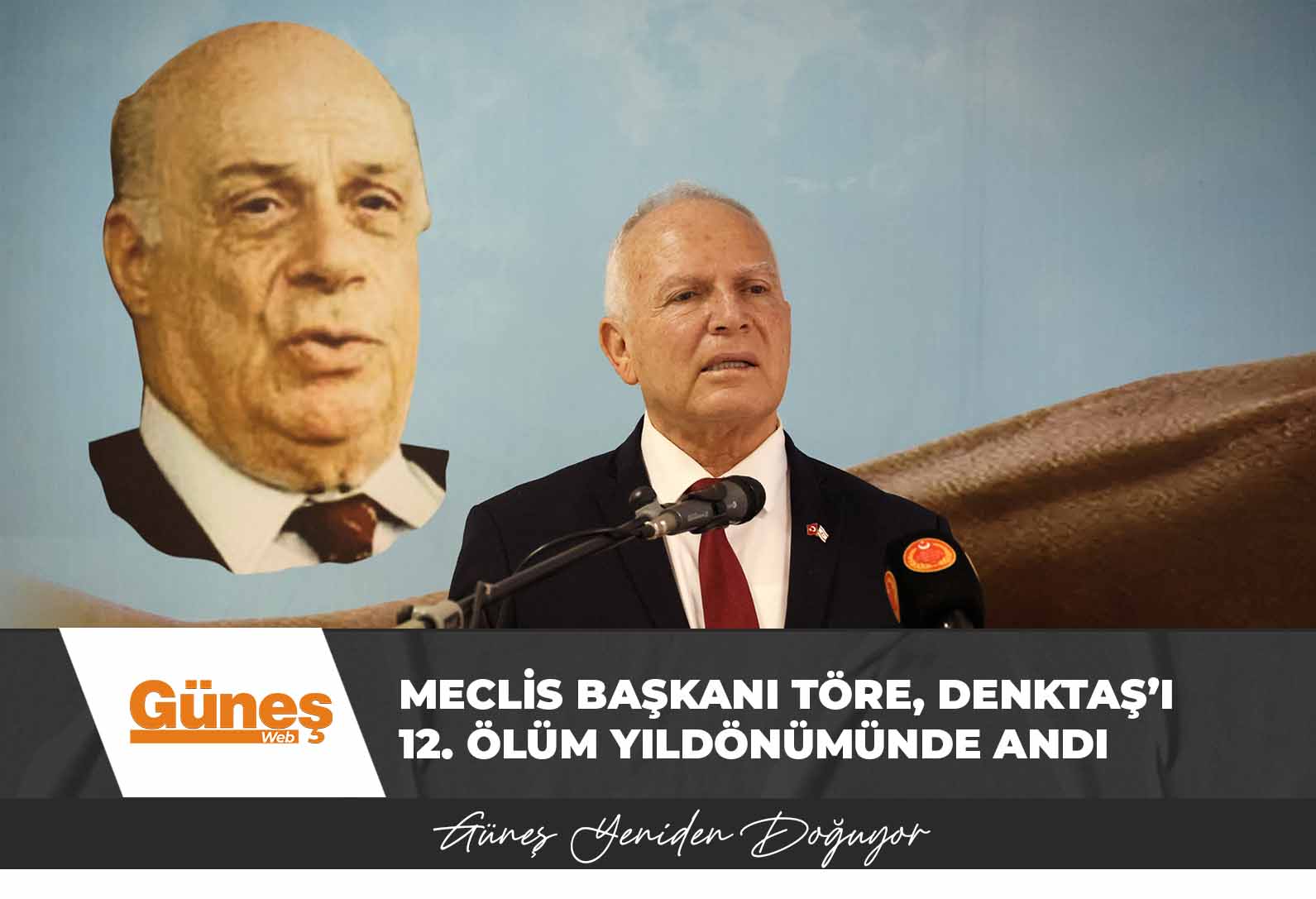 Meclis Başkanı Töre, Denktaş’ı 12. ölüm yıldönümünde andı