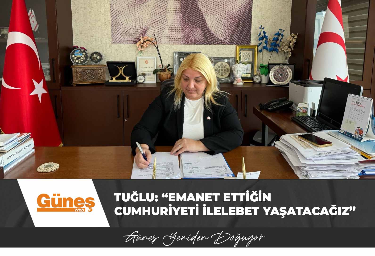 Tuğlu: “Emanet ettiğin Cumhuriyeti ilelebet yaşatacağız”