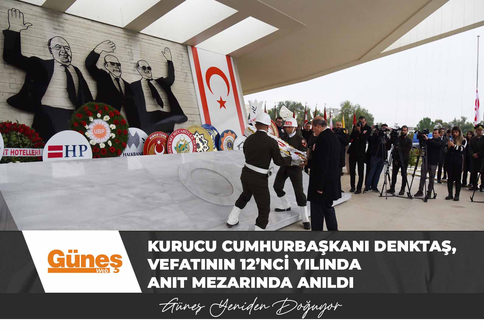 Kurucu Cumhurbaşkanı Denktaş, vefatının 12’nci yılında anıt mezarında anıldı