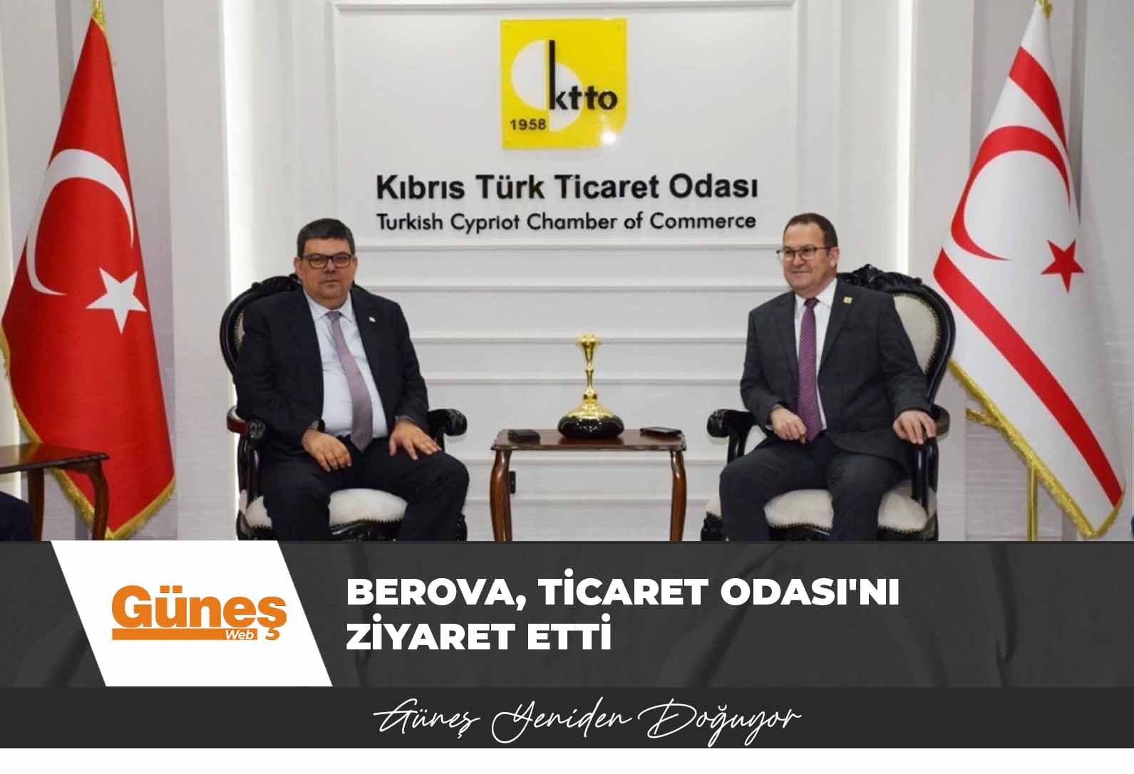 Berova, Ticaret Odası’nı ziyaret etti