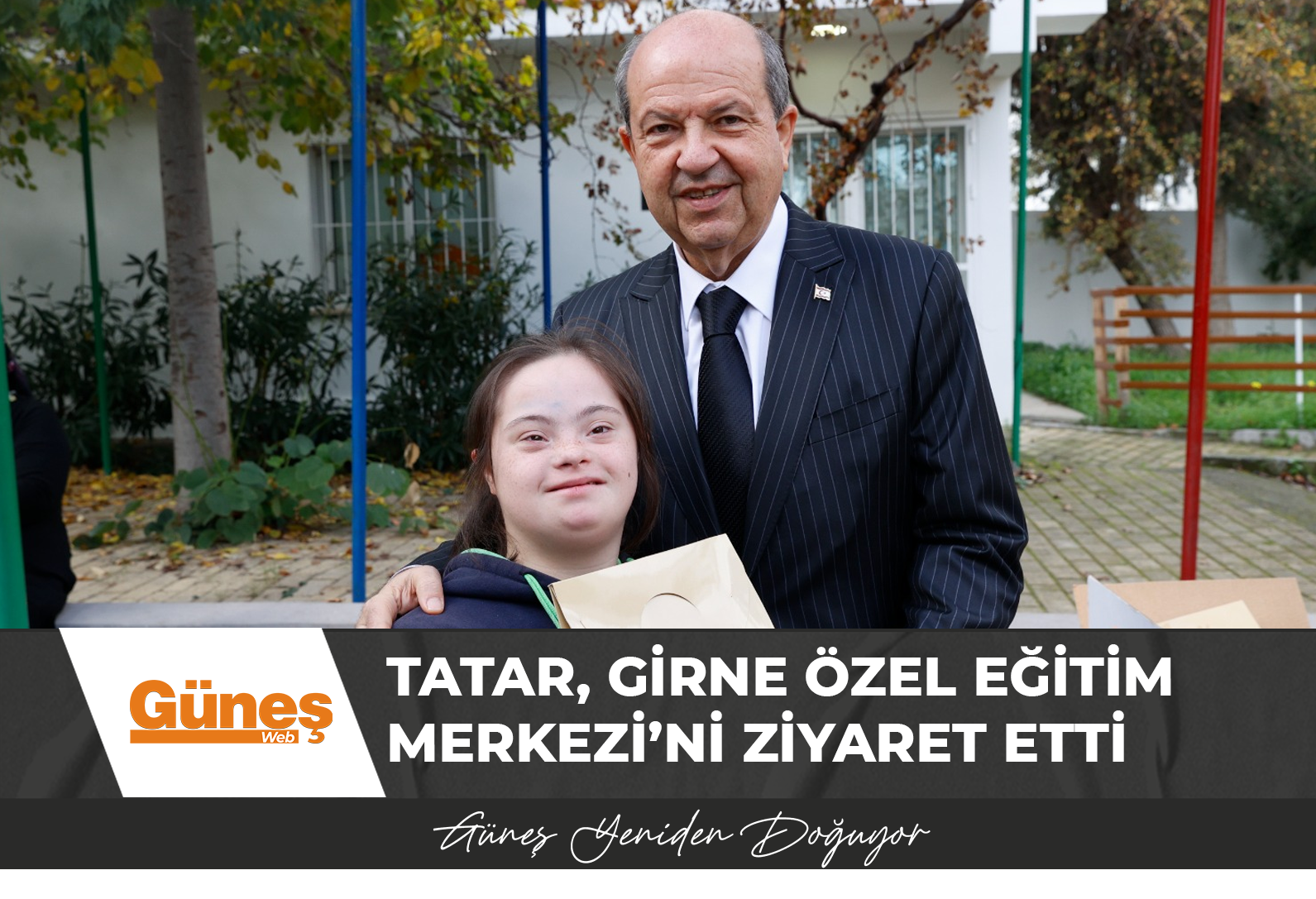 Cumhurbaşkanı Tatar, Girne Özel Eğitim Merkezi’ni ziyaret etti