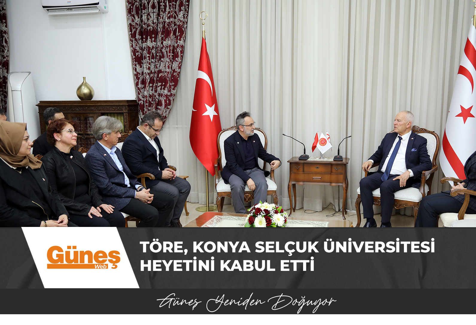 Meclis Başkanı Töre, Konya Selçuk Üniversitesi heyetini kabul etti