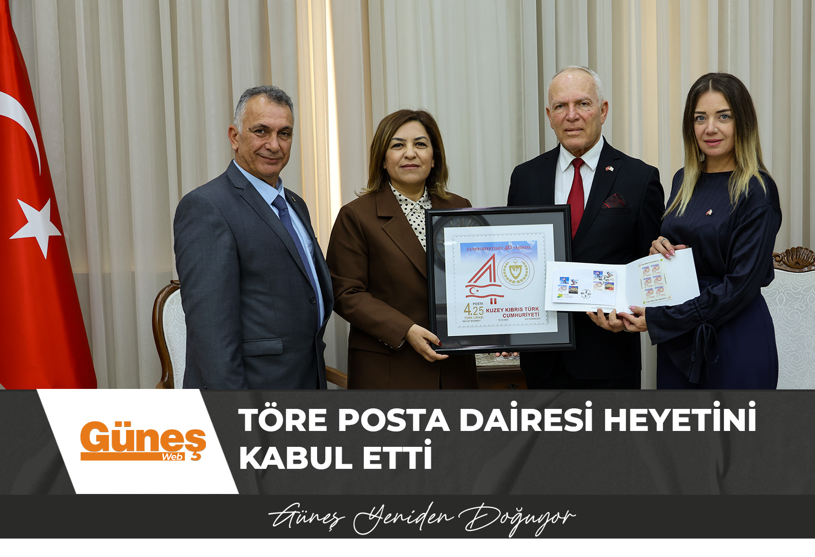 Töre Posta Dairesi heyetini kabul etti