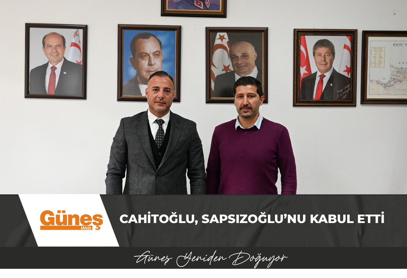 Cahitoğlu, Sapsızoğlu’nu kabul etti