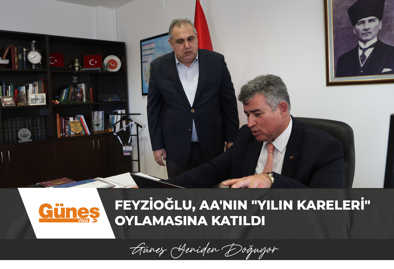 Türkiye’nin Lefkoşa Büyükelçisi Feyzioğlu, AA’nın “Yılın Kareleri” oylamasına katıldı