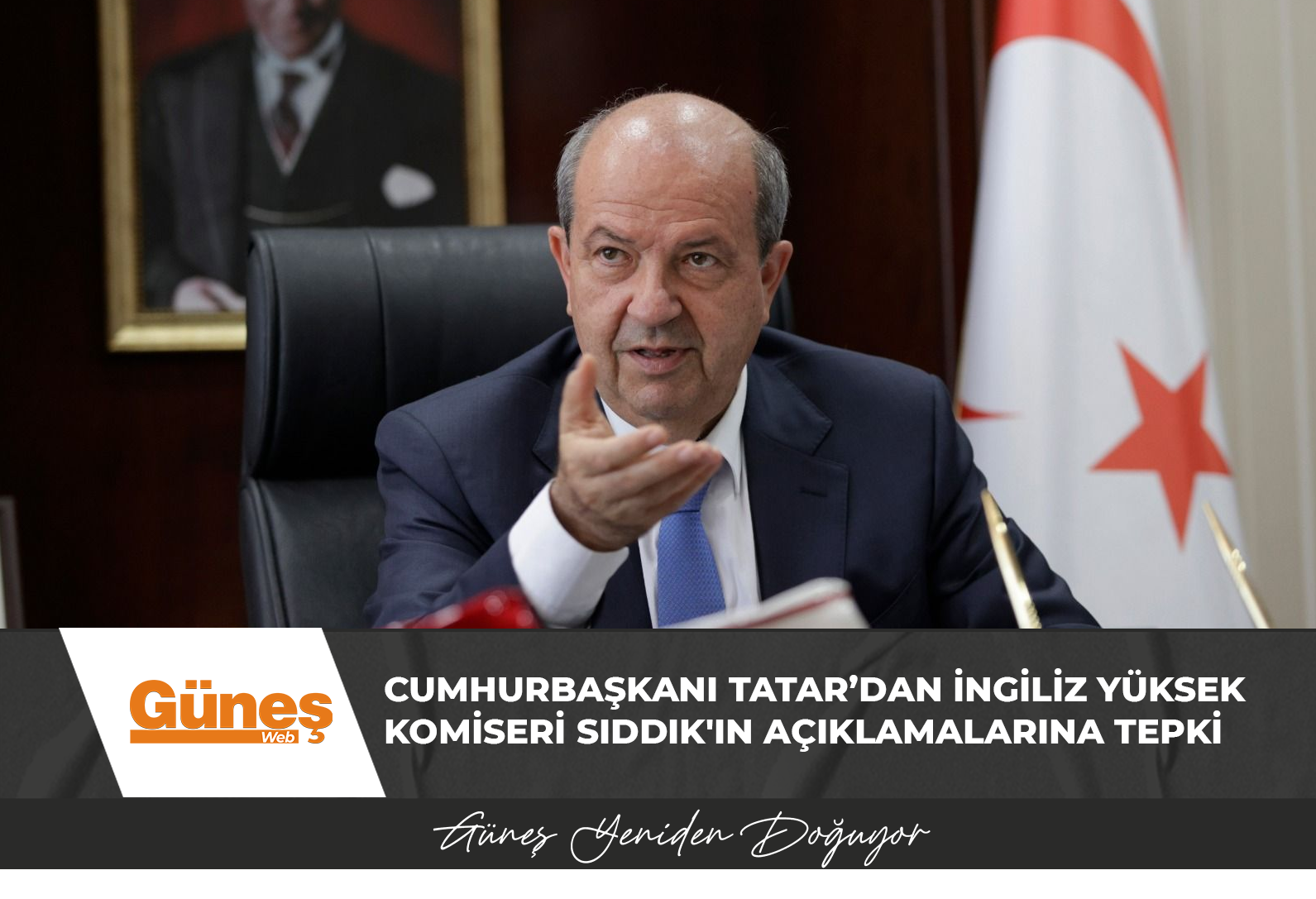 Cumhurbaşkanı Tatar’dan İngiliz Yüksek Komiseri Sıddık’ın açıklamalarına tepki