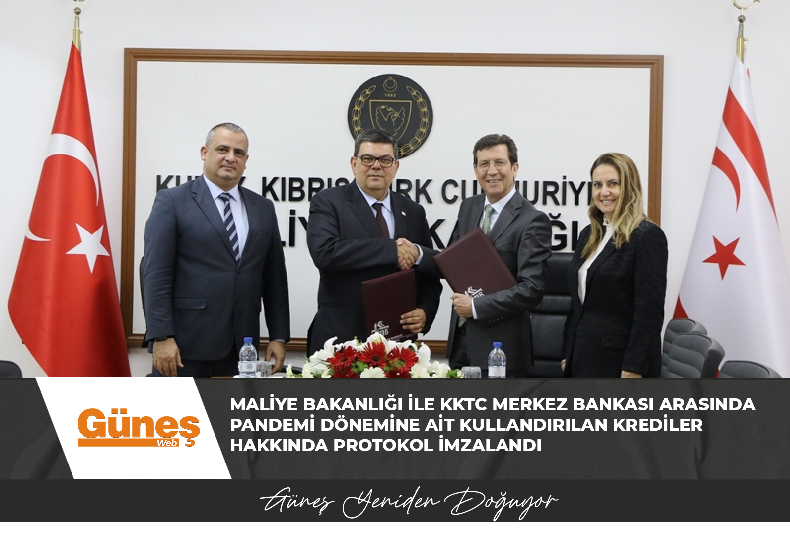 Maliye Bakanlığı ile KKTC Merkez Bankası arasında pandemi dönemine ait kullandırılan krediler hakkında protokol imzalandı