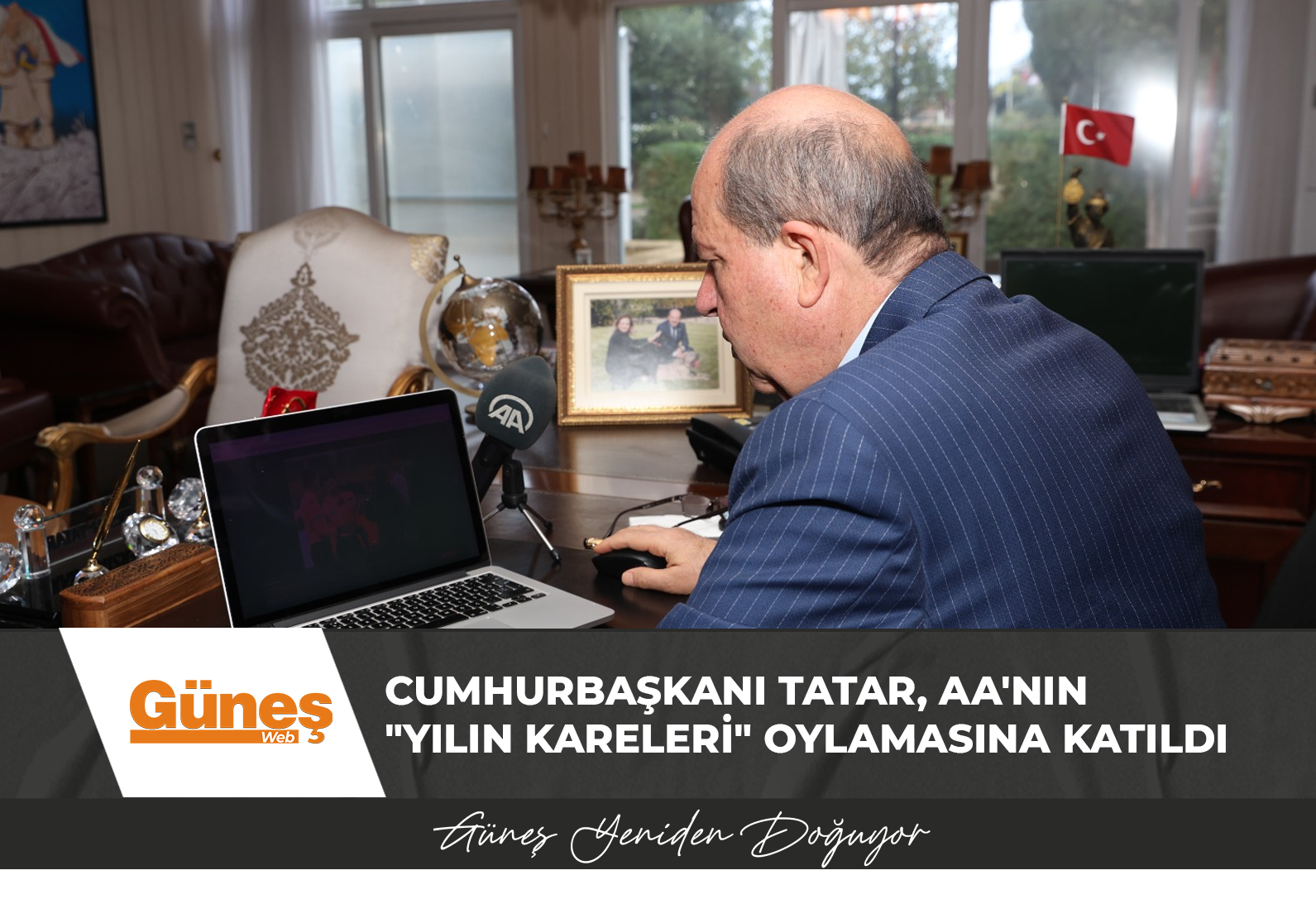 Cumhurbaşkanı Tatar, AA’nın “Yılın Kareleri” oylamasına katıldı