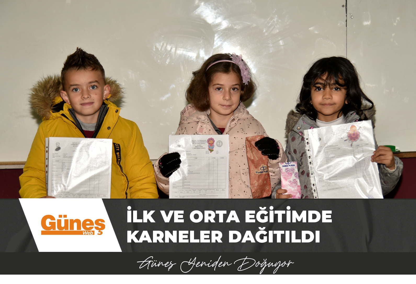 İlk ve orta eğitimde karneler dağıtıldı, yarıyıl tatili başladı