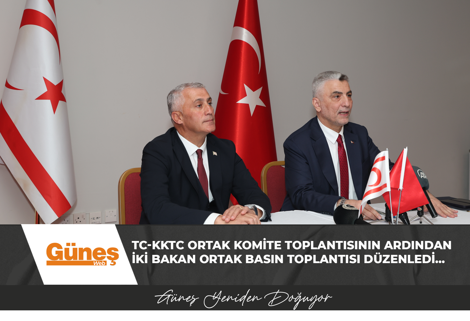 TC-KKTC Ortak Komite Toplantısının ardından iki bakan ortak basın toplantısı düzenledi…