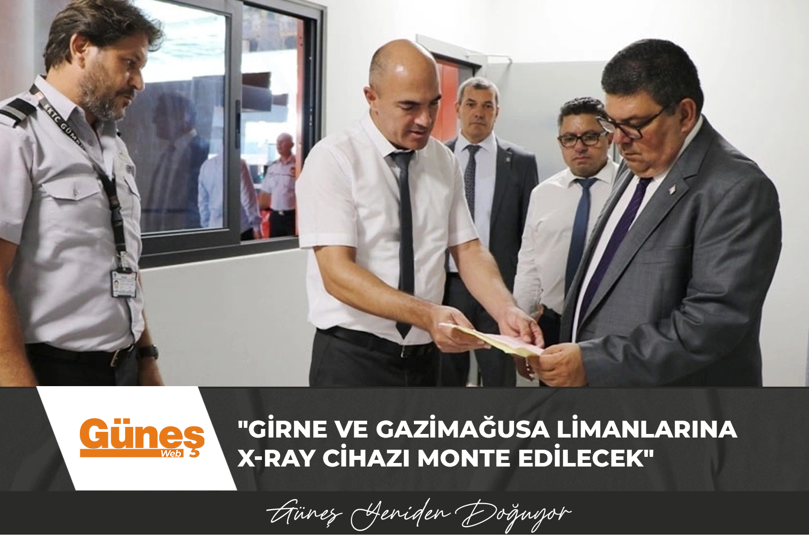 Berova: Girne ve Gazimağusa limanlarına X-ray cihazı monte edilecek