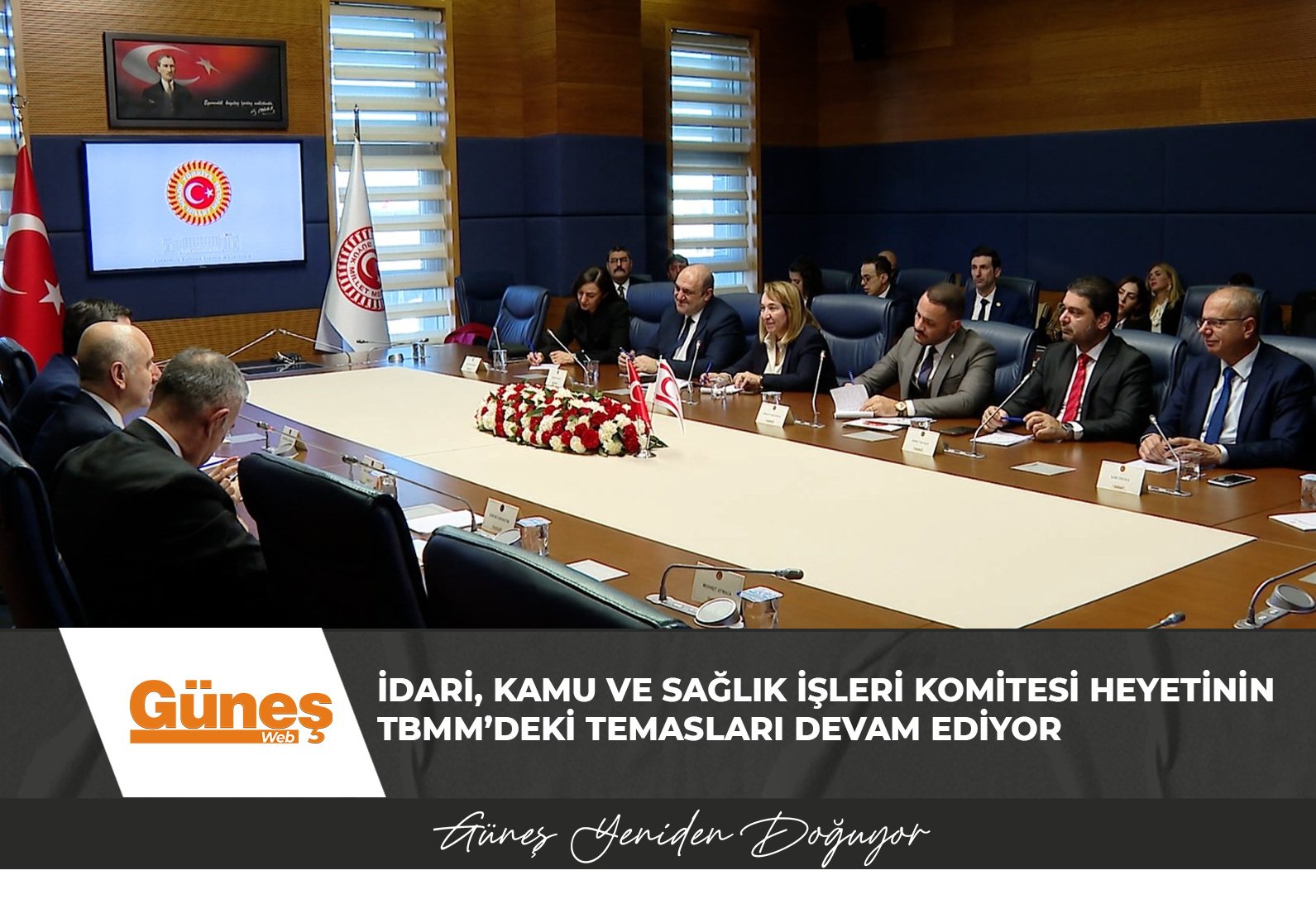 İdari, Kamu ve Sağlık İşleri Komitesi heyetinin TBMM’deki temasları devam ediyor