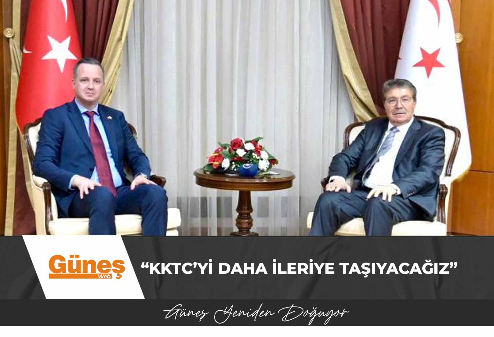 Başbakan Ünal Üstel, TİKA Başkanı Serkan Kayalar Ve TİKA Lefkoşa Ofis Koordinatörü Havva Pınar Özcan’ı Kabul Ederek Görüştü