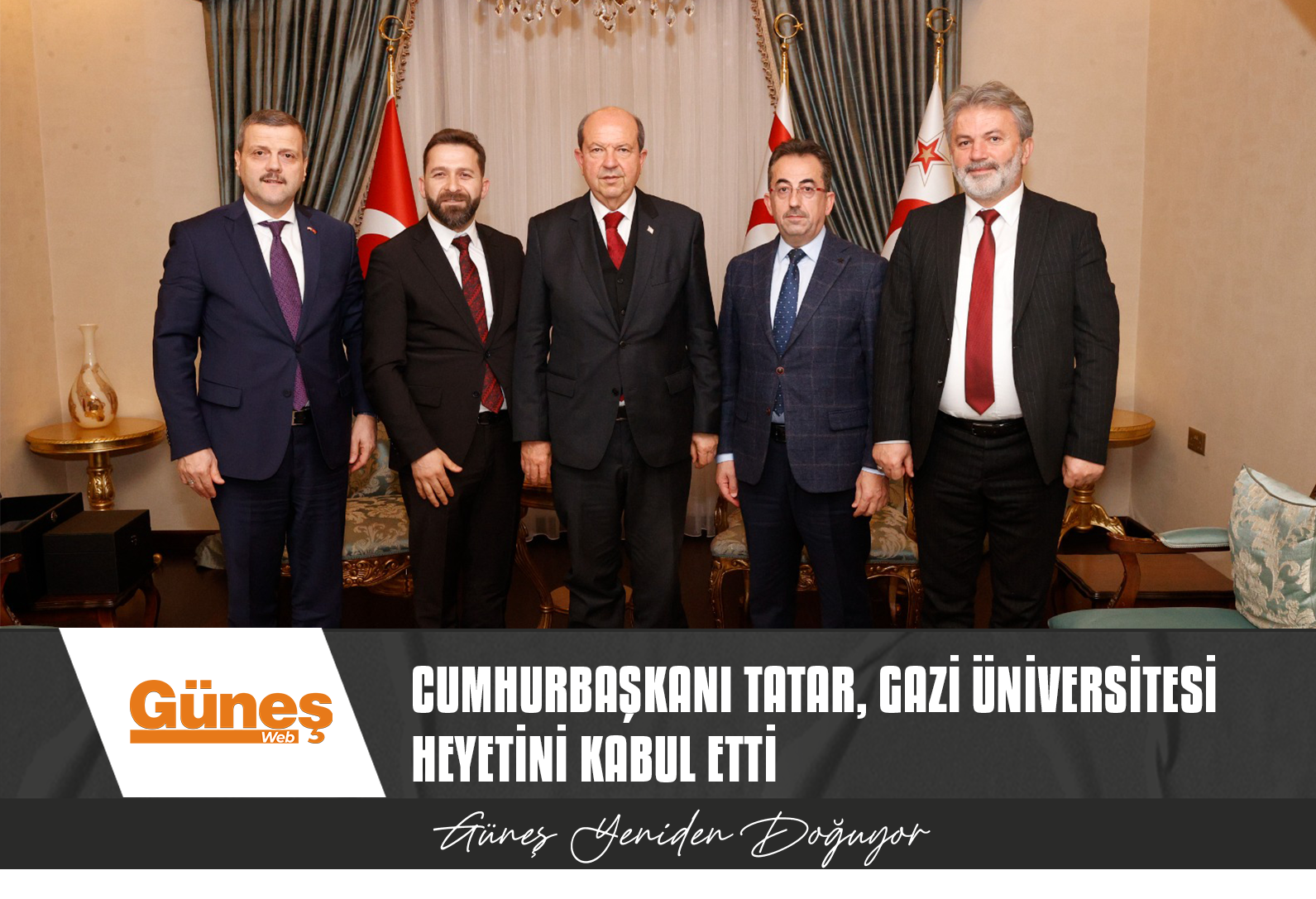 Cumhurbaşkanı Tatar, Gazi Üniversitesi heyetini kabul etti