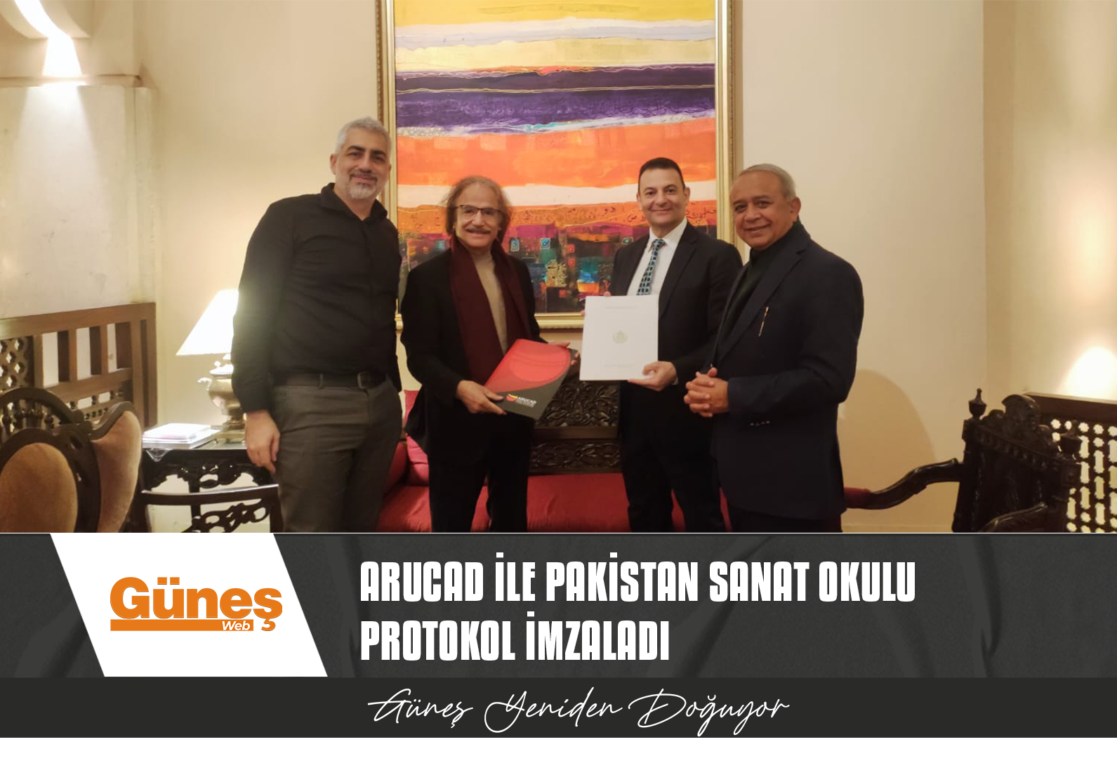 ARUCAD İLE PAKİSTAN SANAT OKULU PROTOKOL İMZALADI