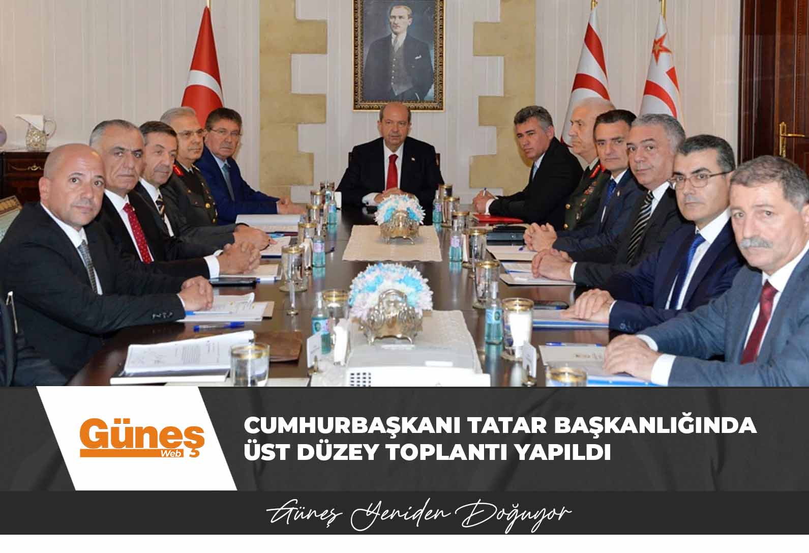 Cumhurbaşkanı Tatar başkanlığında üst düzey toplantı yapıldı