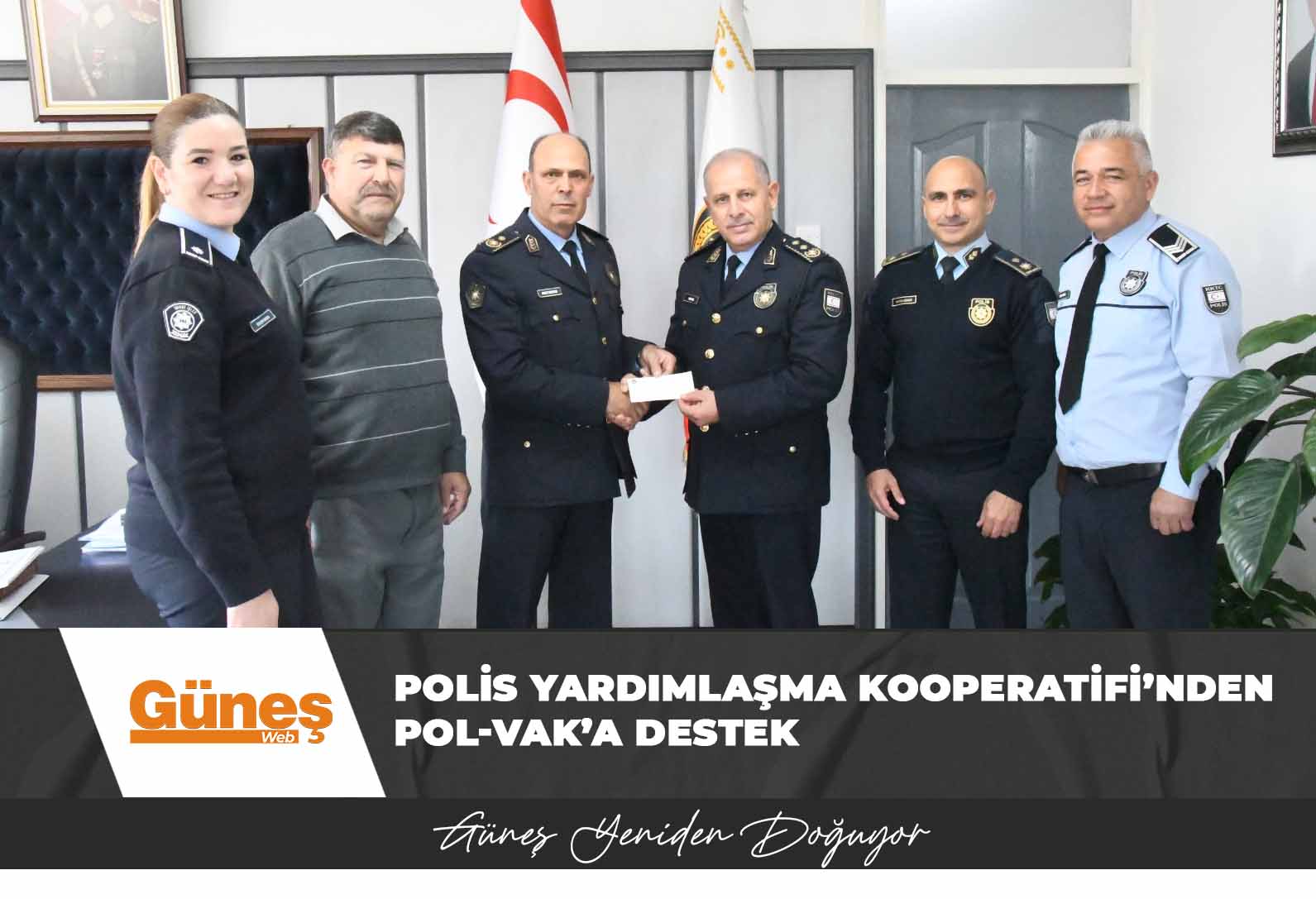 Polis Yardımlaşma Kooperatifi’nden POL-VAK’a destek