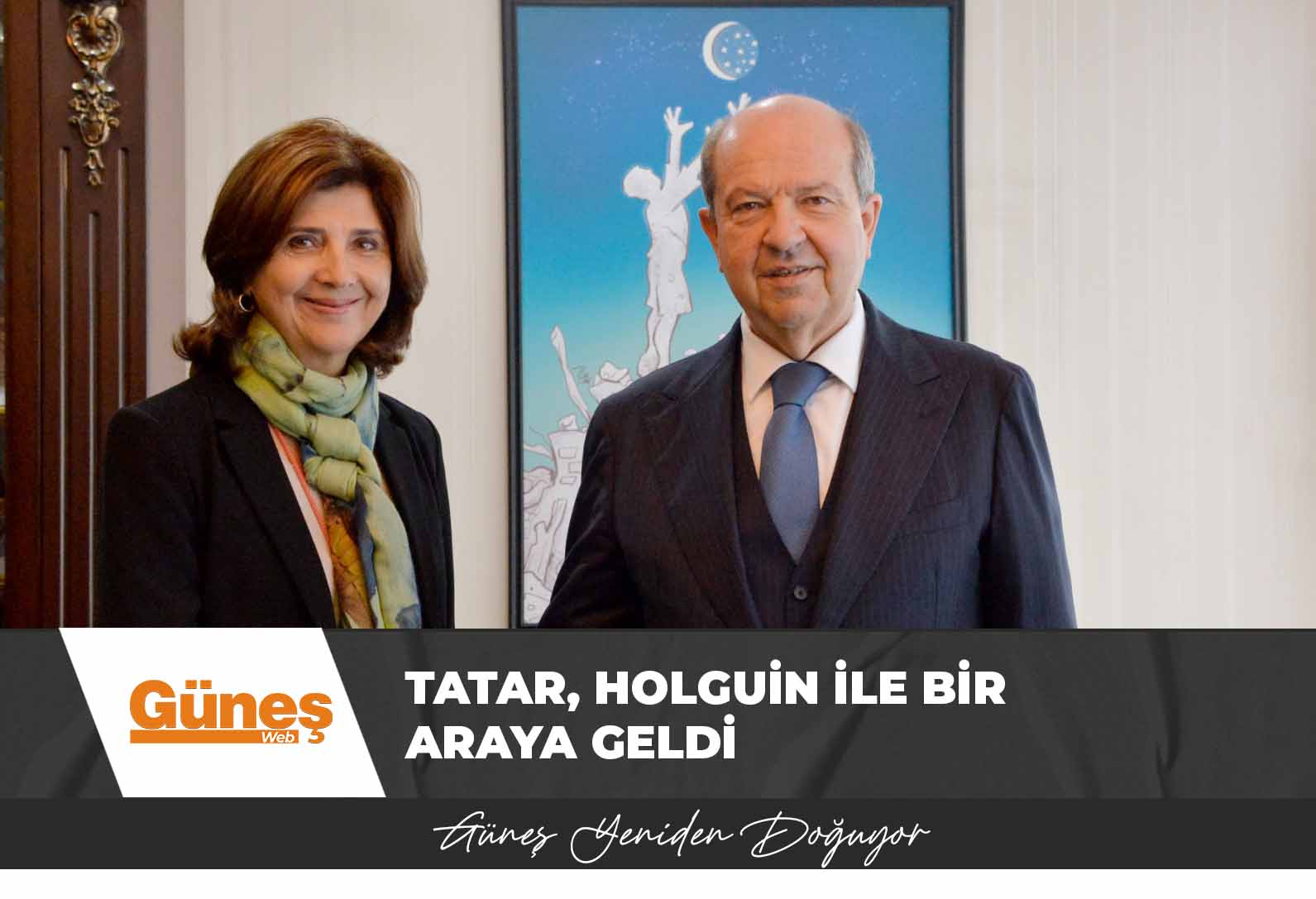 Cumhurbaşkanı Tatar, Holguin ile bir araya geldi