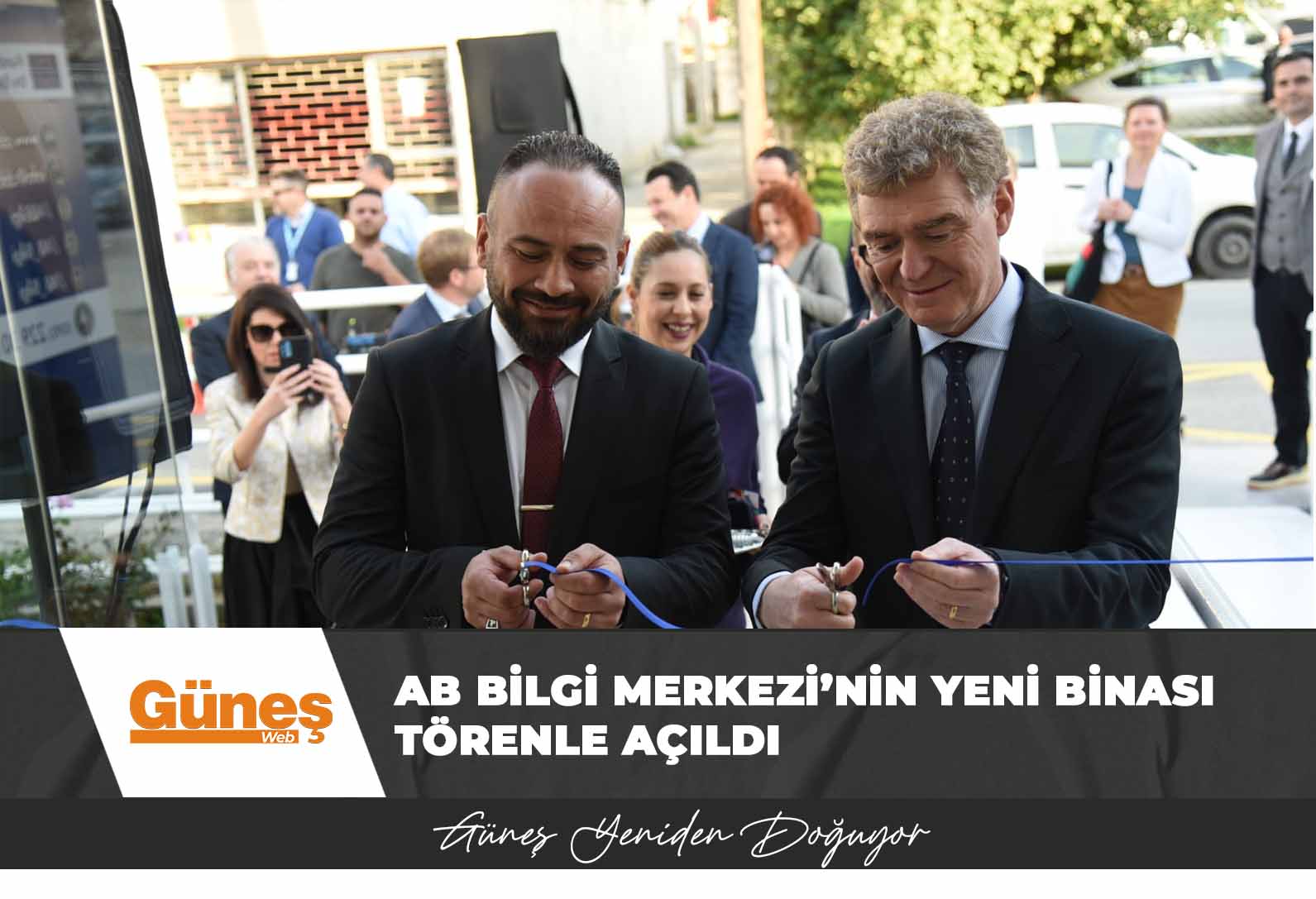 AB Bilgi Merkezi’nin yeni binası düzenlenen törenle açıldı